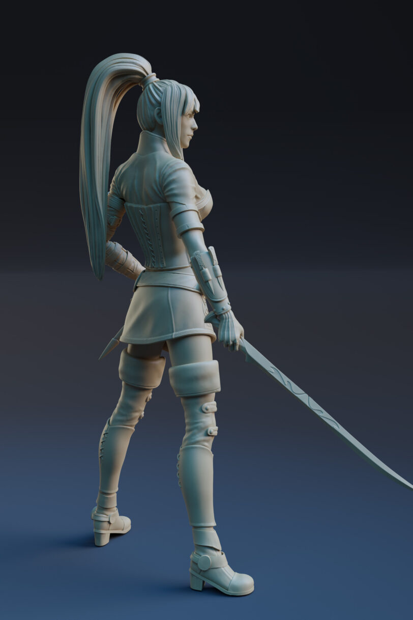 Altea 3d printable figurine