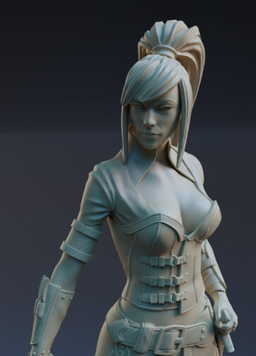 Altea 3d printable figurine