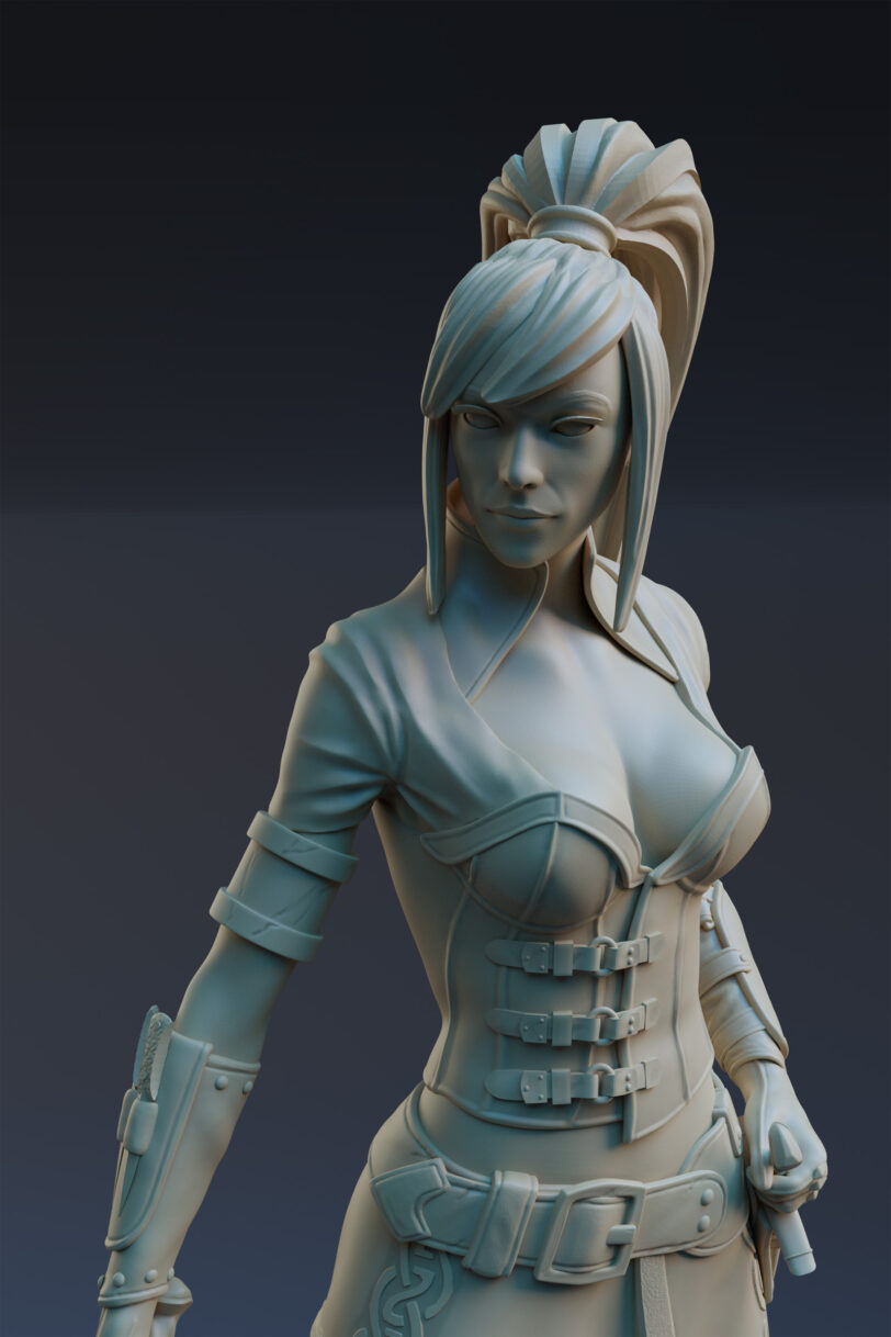 Altea 3d printable figurine