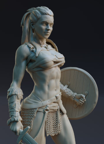 Tracia 3d printable figurine