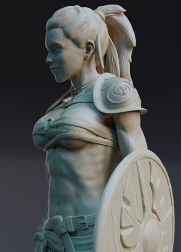 Tracia 3d printable figurine