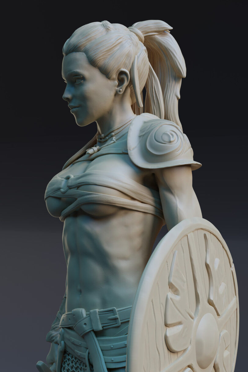 Tracia 3d printable figurine