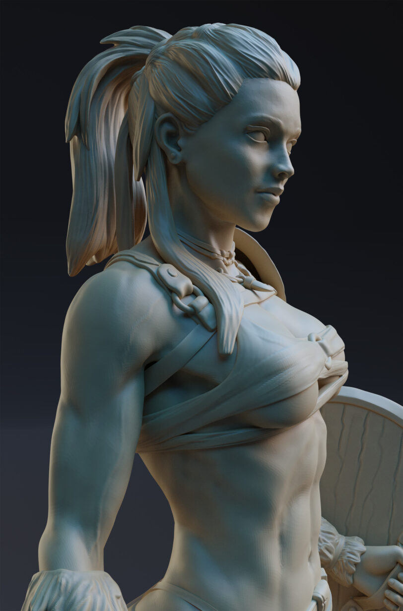 Tracia 3d printable figurine