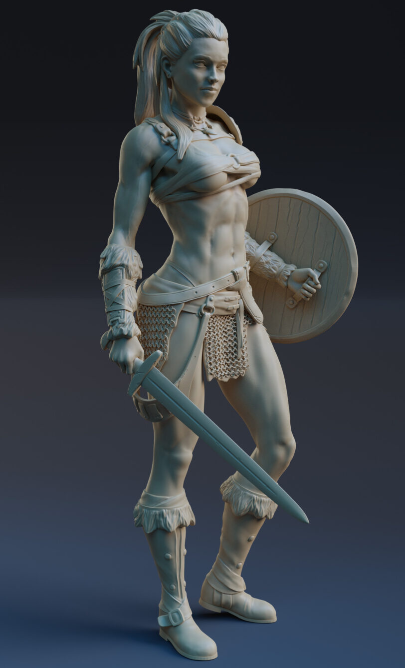 Tracia 3d printable figurine