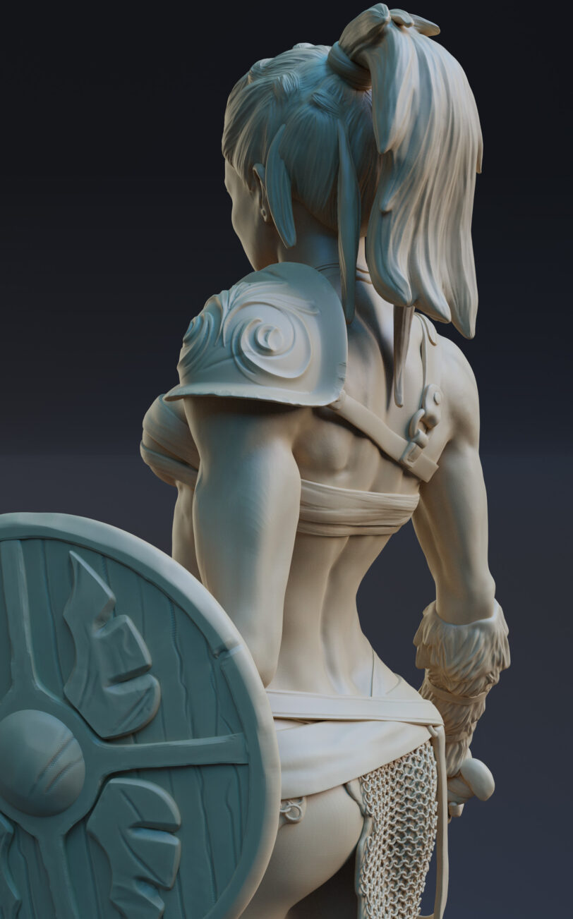 Tracia 3d printable figurine