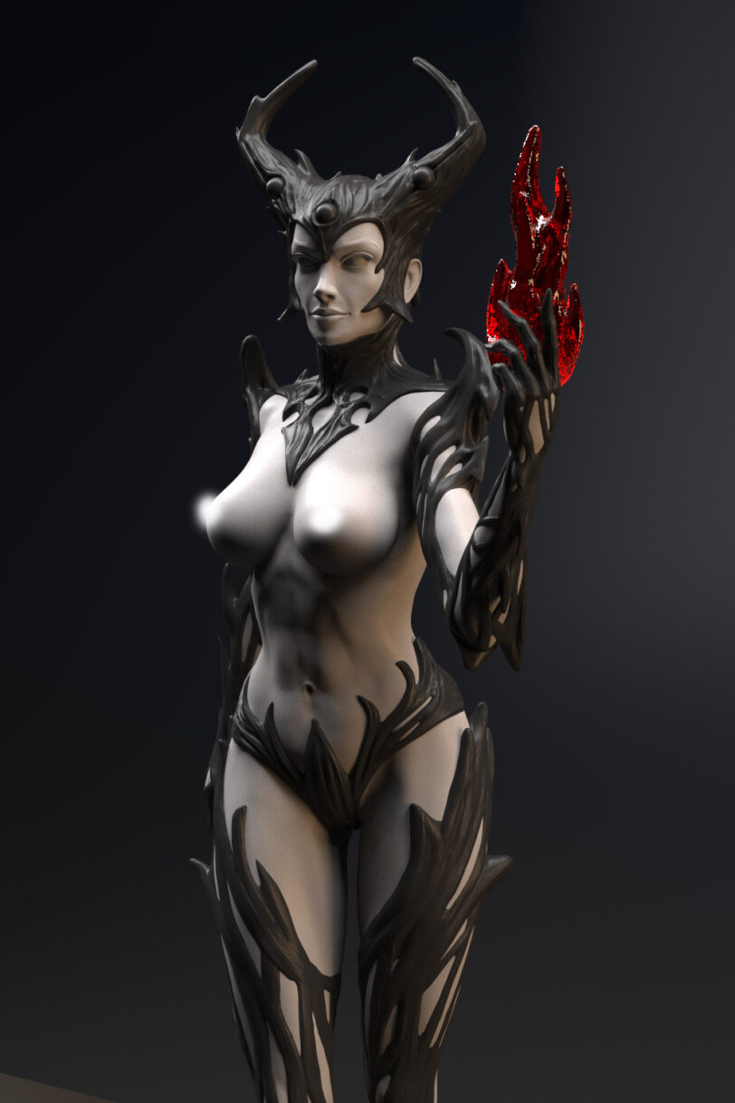 Diqual Queen of pain 3D print