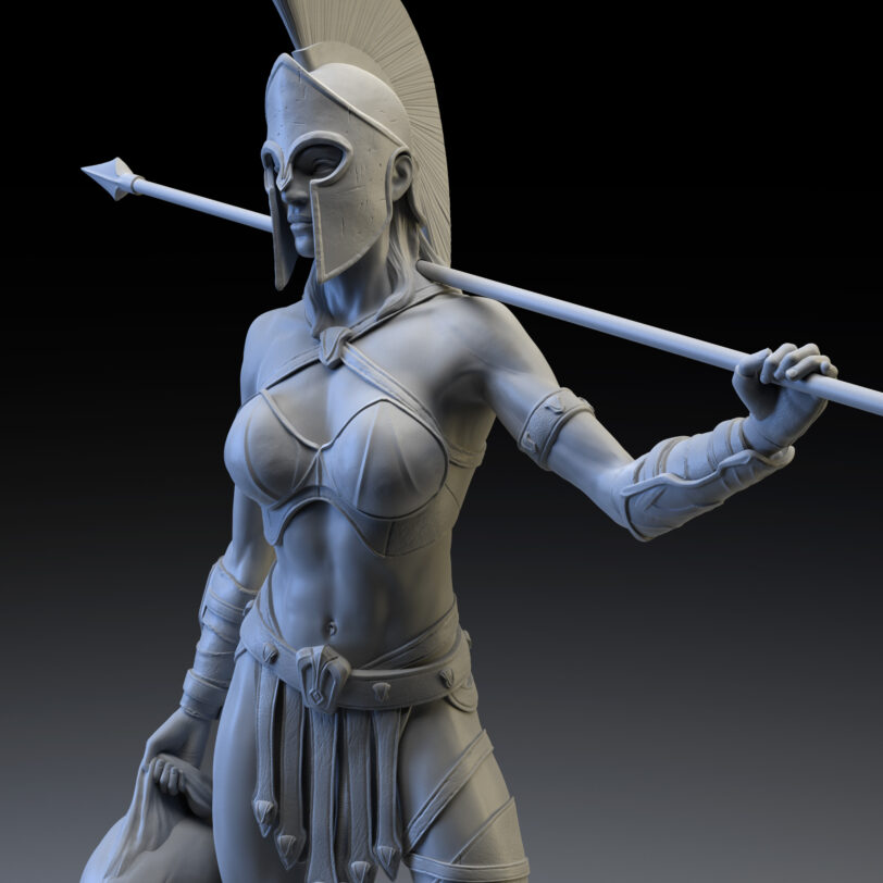 Leonis 3d printable figurine