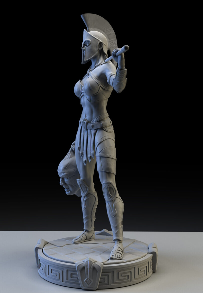 Leonis 3d printable figurine