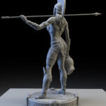 Leonis 3d printable figurine