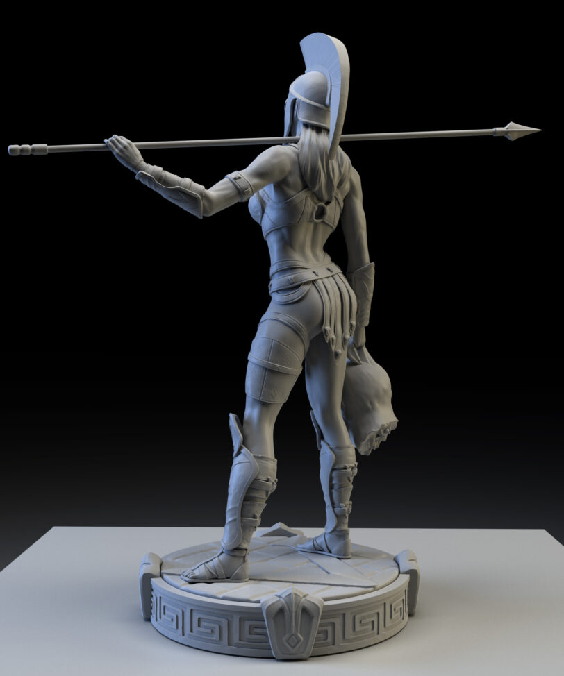 Leonis 3d printable figurine