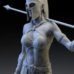 Leonis 3d printable figurine
