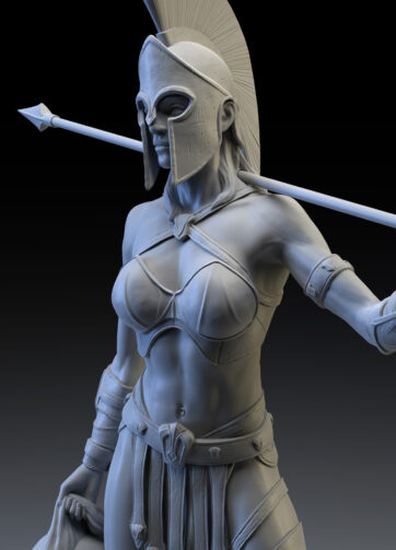 Leonis 3d printable figurine