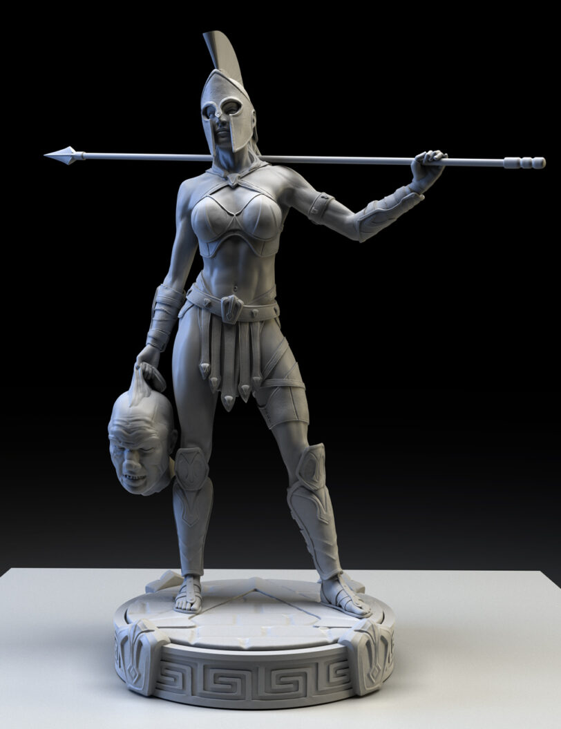 Leonis 3d printable figurine