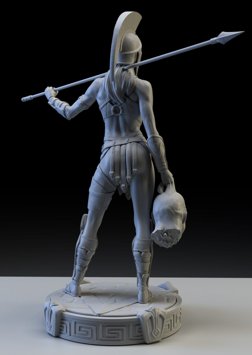 Leonis 3d printable figurine