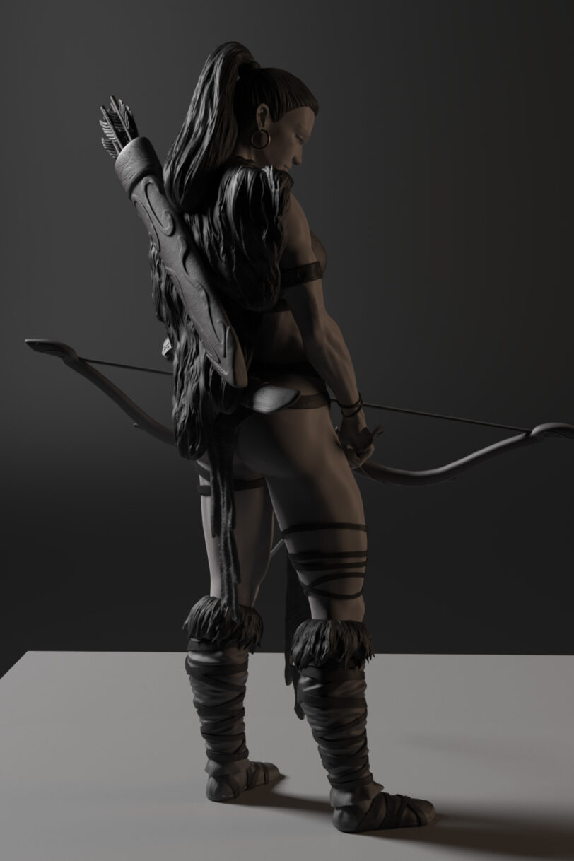 Lutania 3d printable figurine