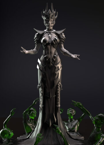 Neycrom prietess of Death 3D print