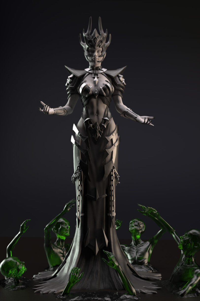 Neycrom prietess of Death 3D print