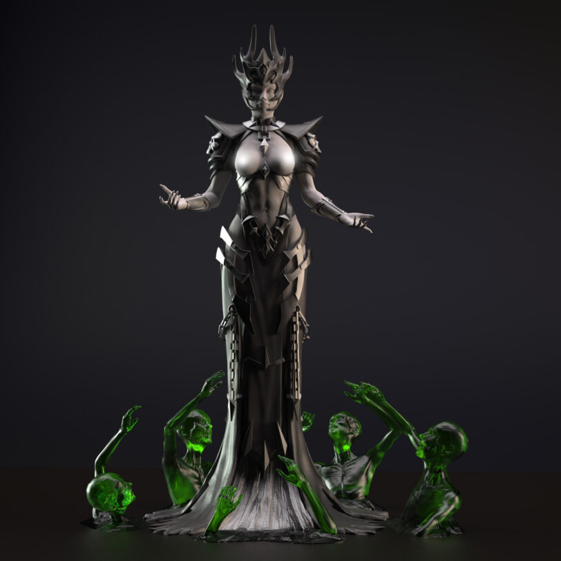 Neycrom prietess of Death 3D print