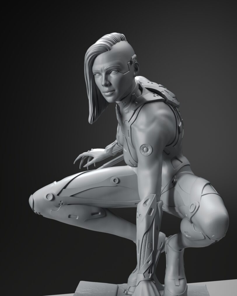 Nakay cyber assassin 3D print