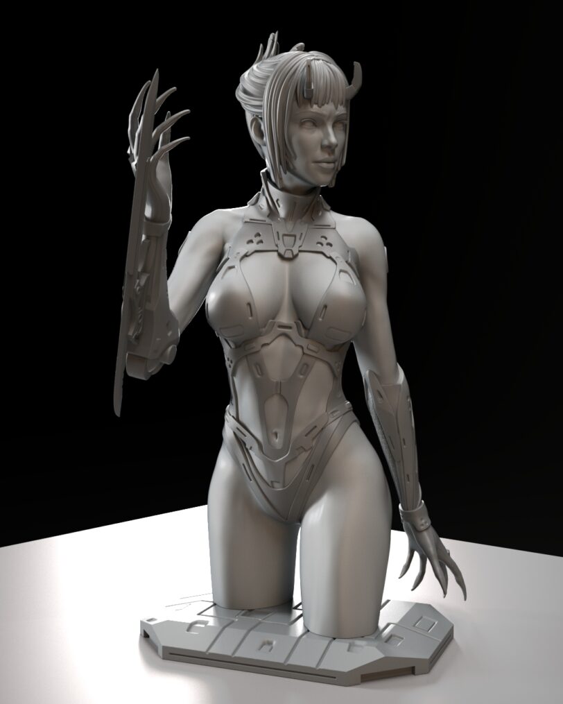 Nakay cyber assassin 3D print