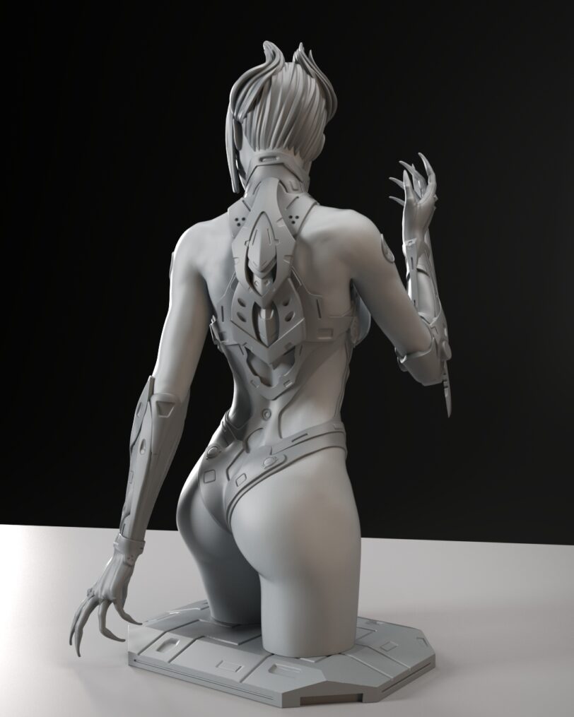 Nakay cyber assassin 3D print