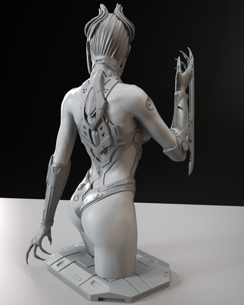 Nakay cyber assassin 3D print