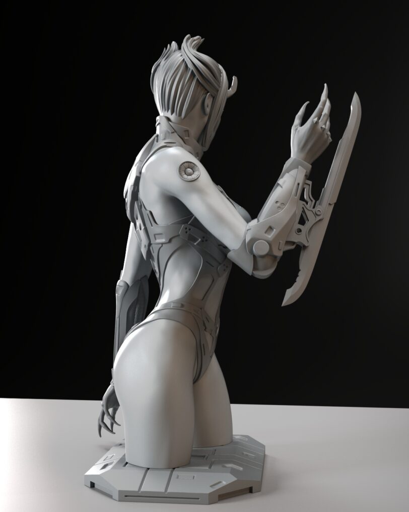 Nakay cyber assassin 3D print