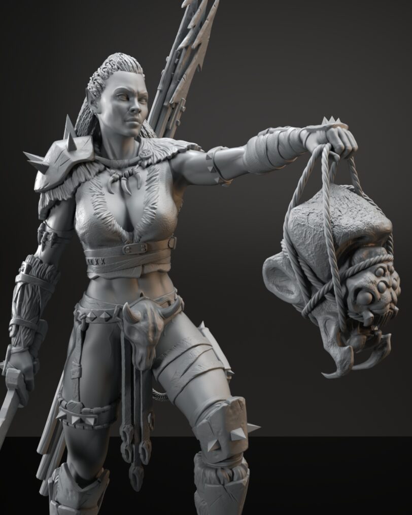 Lagmen orc hunter 3D print