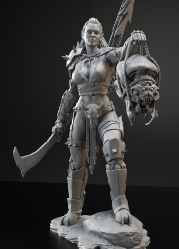 Lagmen orc hunter 3D print