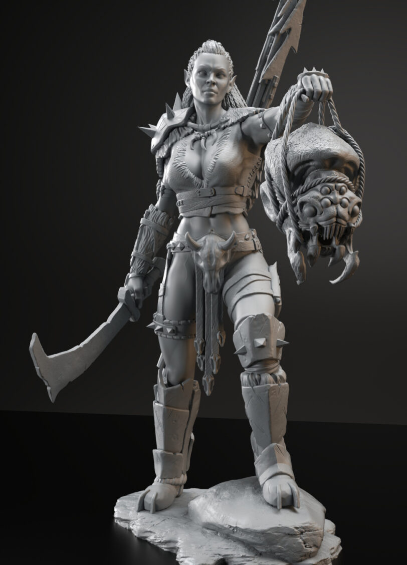 Lagmen orc hunter 3D print